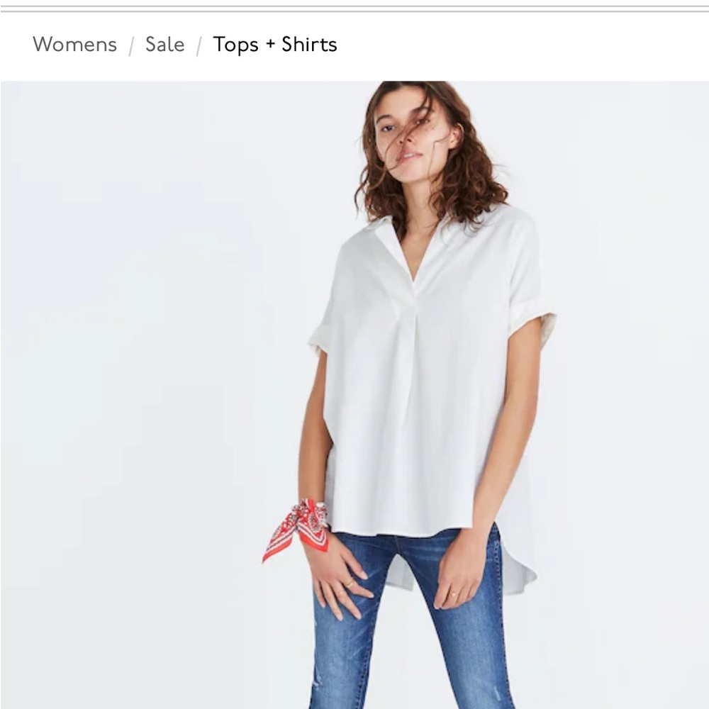 Madewell Courier Button-Back Shirt